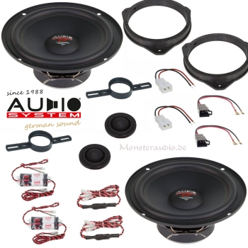 Audio System XFIT Citroen Jumper Fiat Ducato Peugeot Boxer Opel Movano Ford Ka EVO2 Lautsprecher Set